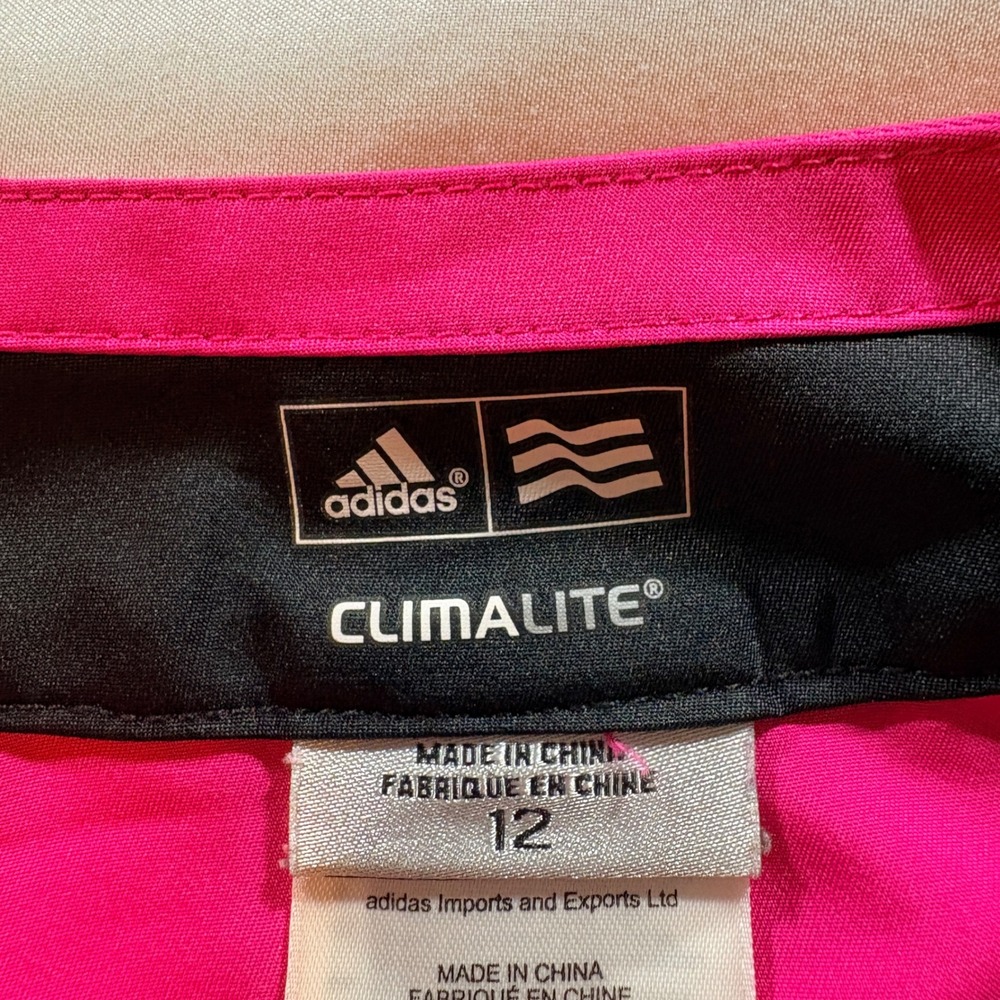 Adidas Climalite Golf Shorts Womens 12 Pink Performance Active Athletic Short - Picture 4 of 10